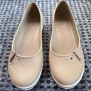 CROCS Shoes Women Prima Brown
Ballet Flats Comfort Slip On Size 9 new